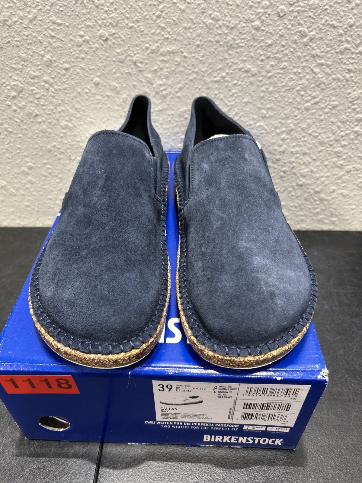 Birkenstock Callan Navy EU 39 US W8 M6