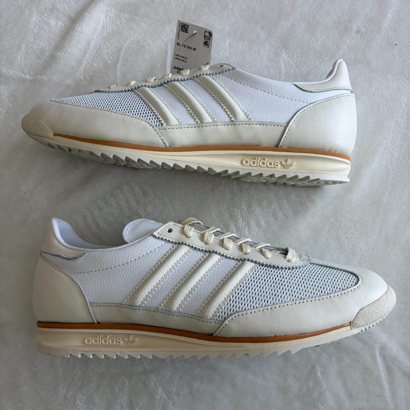 Adidas SL72 Quiet Luxury Pack W Ivory Leather Women’s Sneakers – JH9887