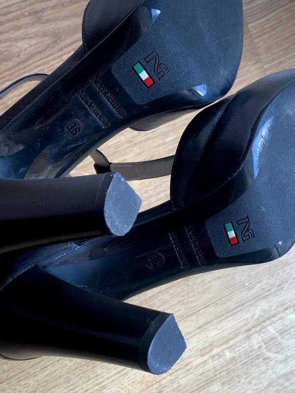 Women Nero Giardini heels black leather 35.5