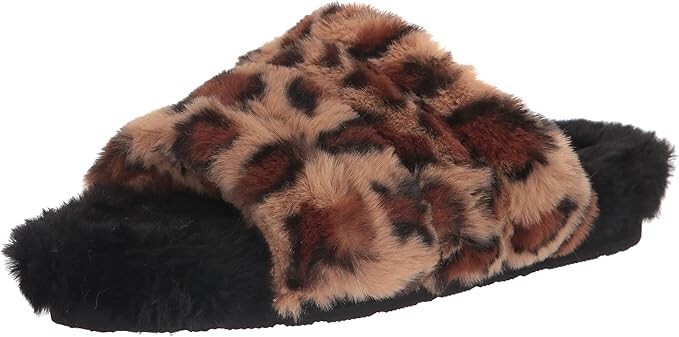 VOLCOM LIL PUFF PUFF Women’s Slippers – Leopard – Size US 8 – NWT