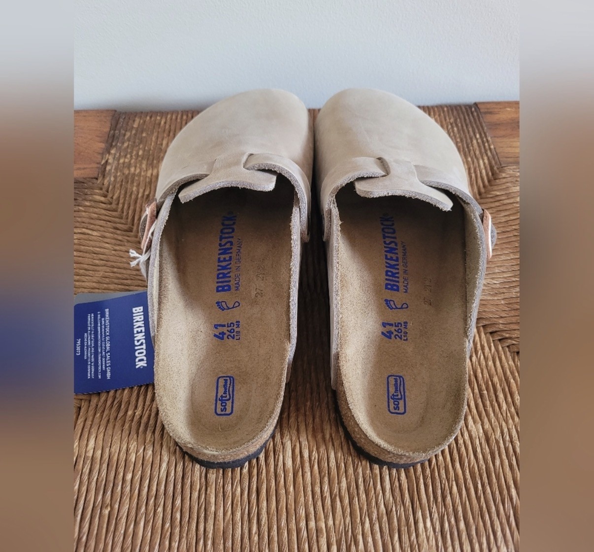 Birkenstock Boston Oiled Leather BS Soft Footbed Clogs NW/OB ( 41 US M8 US W10)
