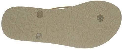 Volcom Women’s Rocking 2 Flip Flop, Yellow Spark, 5 M US