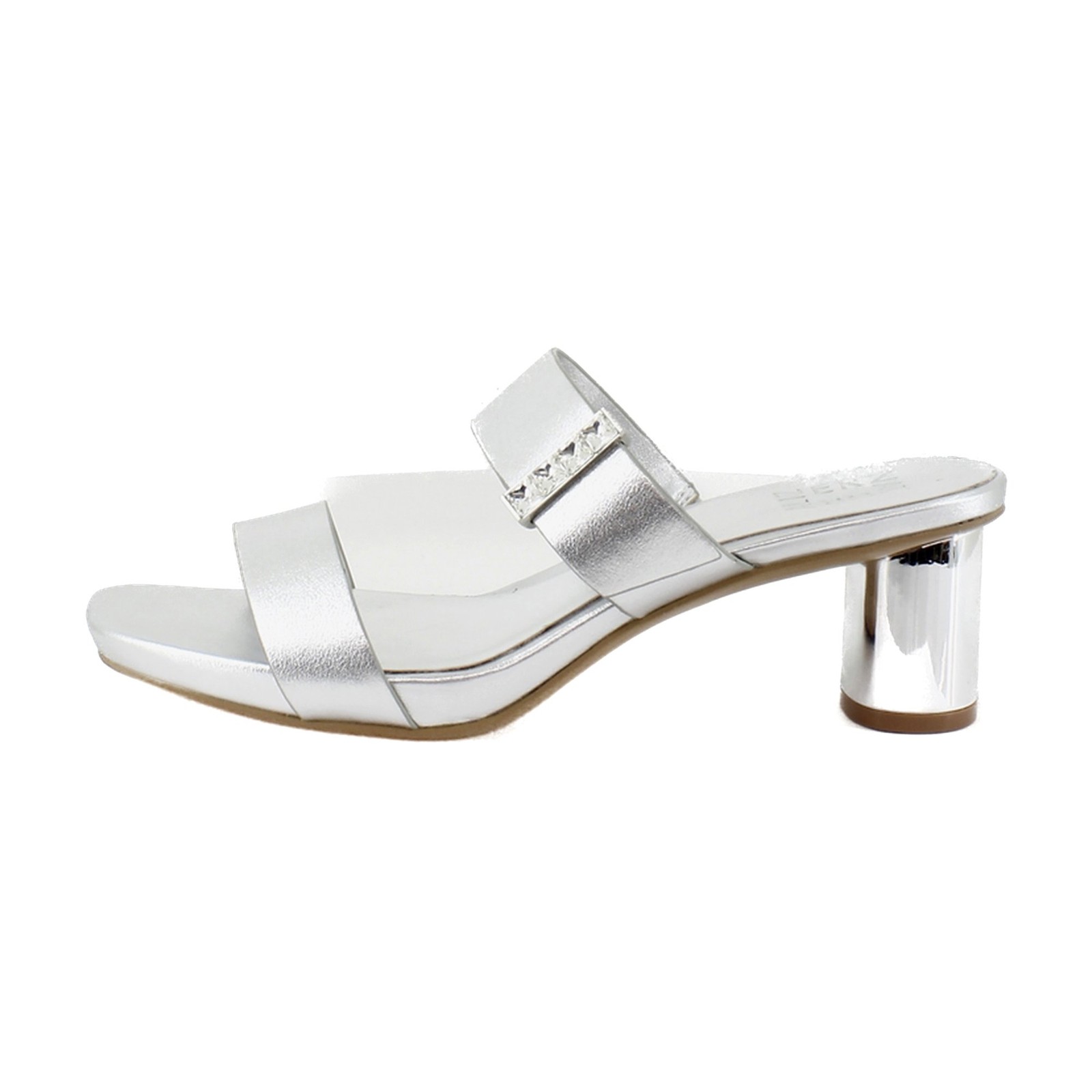 Naturalizer Ida2 Womens Heels Silver Faux Leather
