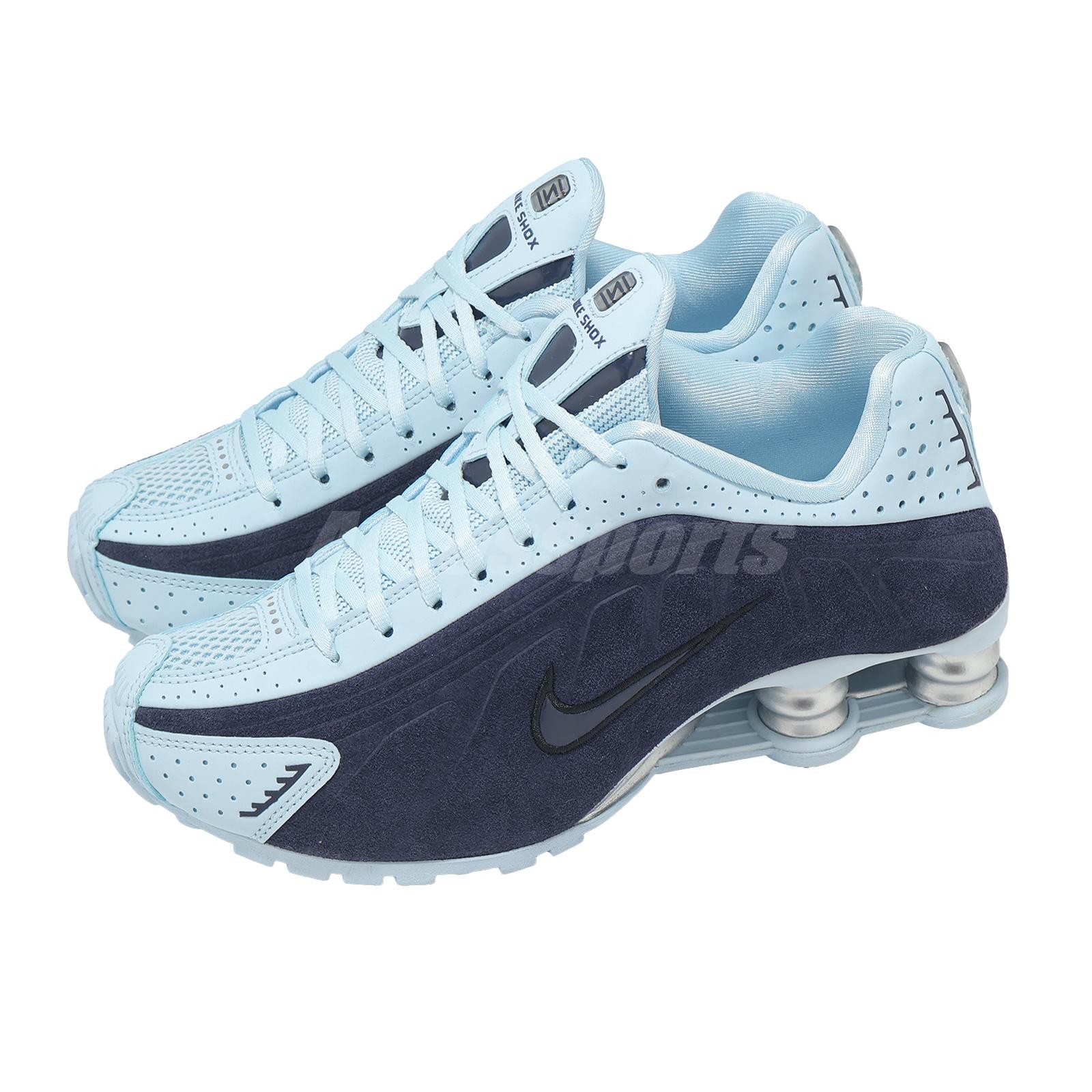 Nike Wmns Shox R4 Imperial Purple Celestine Blue Women Casual Shoes HQ7739-500