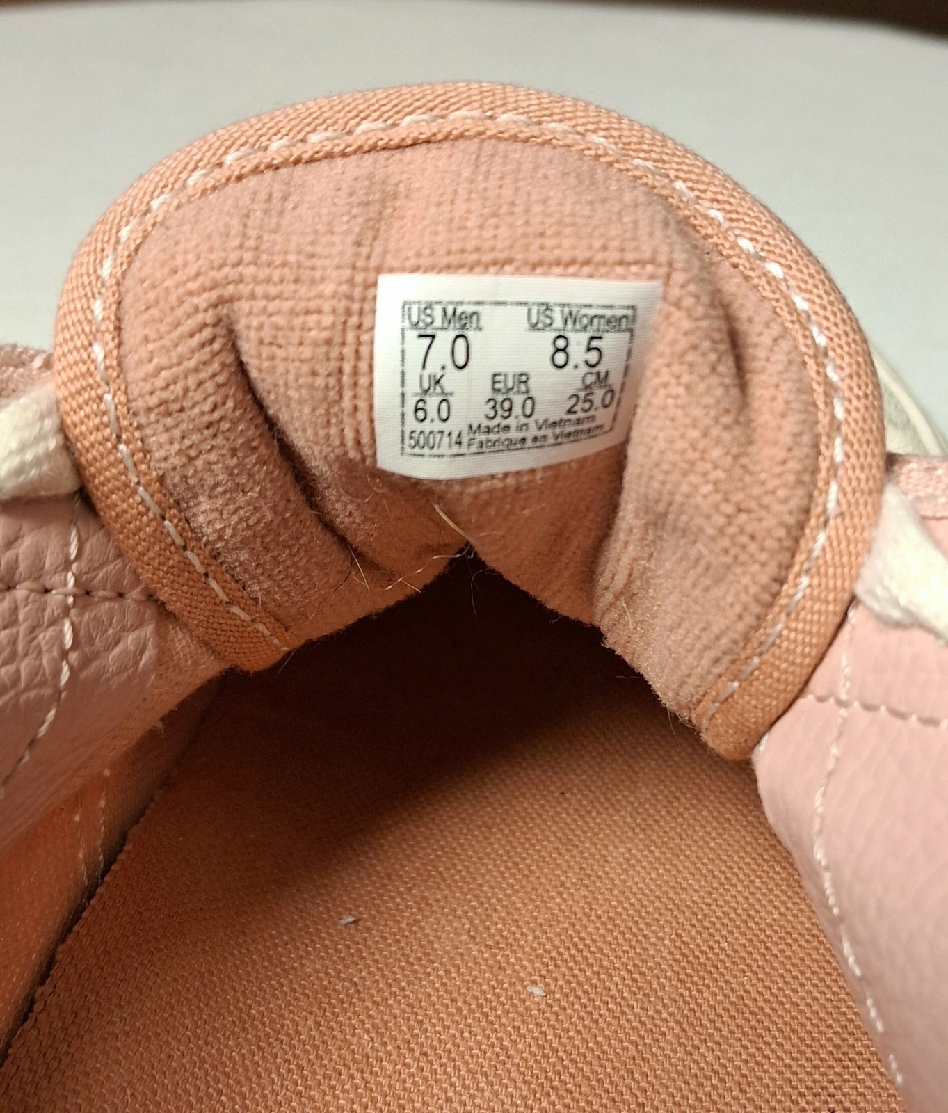 Vans Old Skool Unisex Suede Canvas Pink Sneakers Women’s 8.5 Men 7 Ultra Cush