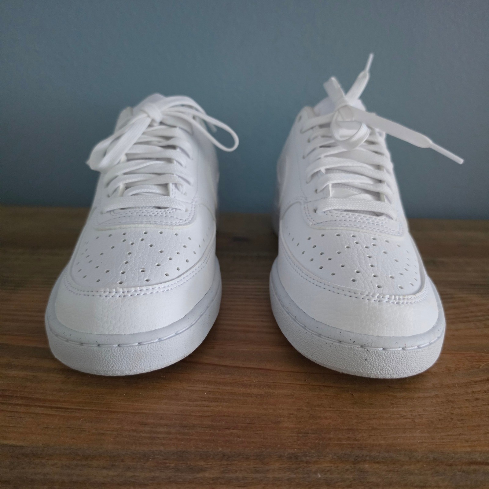 Nike Womens Court Vision Low Next Nature White Sneakers DH3158-100 Size 8.5
