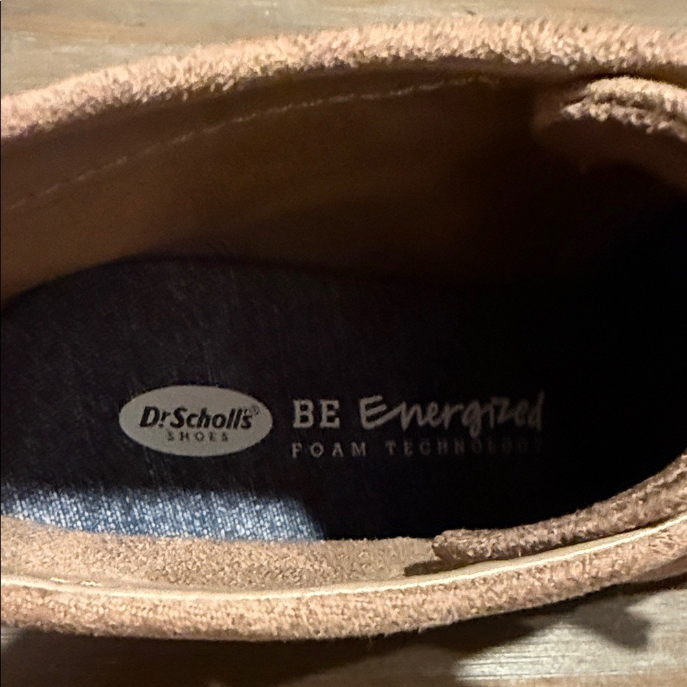 Dr. Scholl’s Dakota Wedge Bootie Stucco Microsuede Size 7 NIB