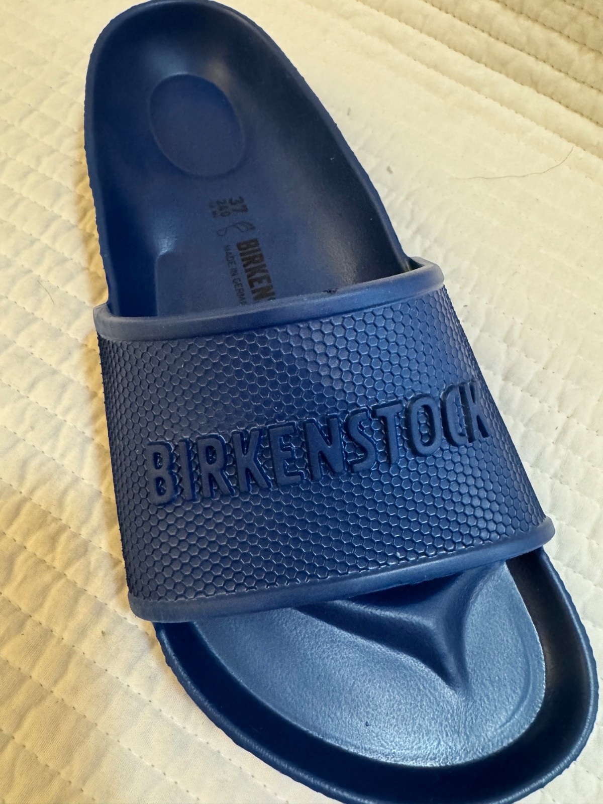 BIRKENSTOCK NIB BARBADOS EVA WATERPROOF NAVY BLUE 37 Ladies 6 Regular