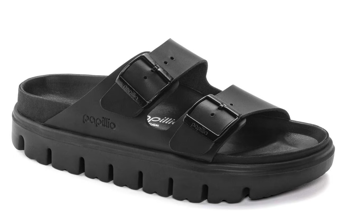Birkenstock Papillio Arizona Chunky Sandals Black Narrow EU 38 US 7