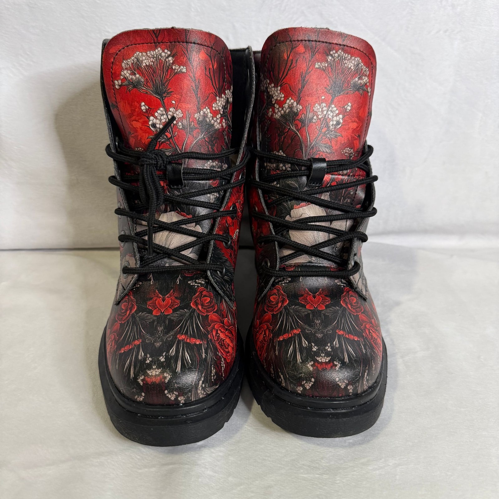 Twilight Cat Boots – Vegan-Leather Witchy Gothic Boots,