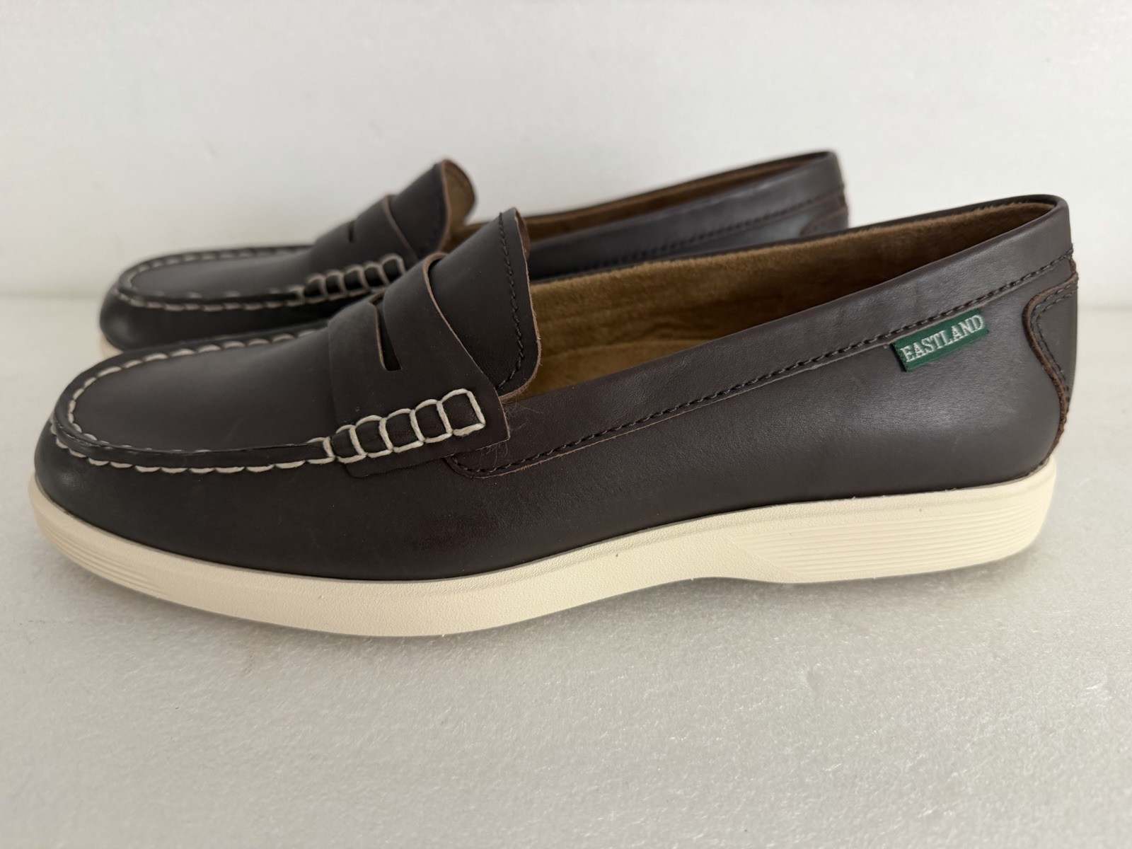 Eastland Baldwin Women’s Size 10M Penney Loafers Brown Leather NEW