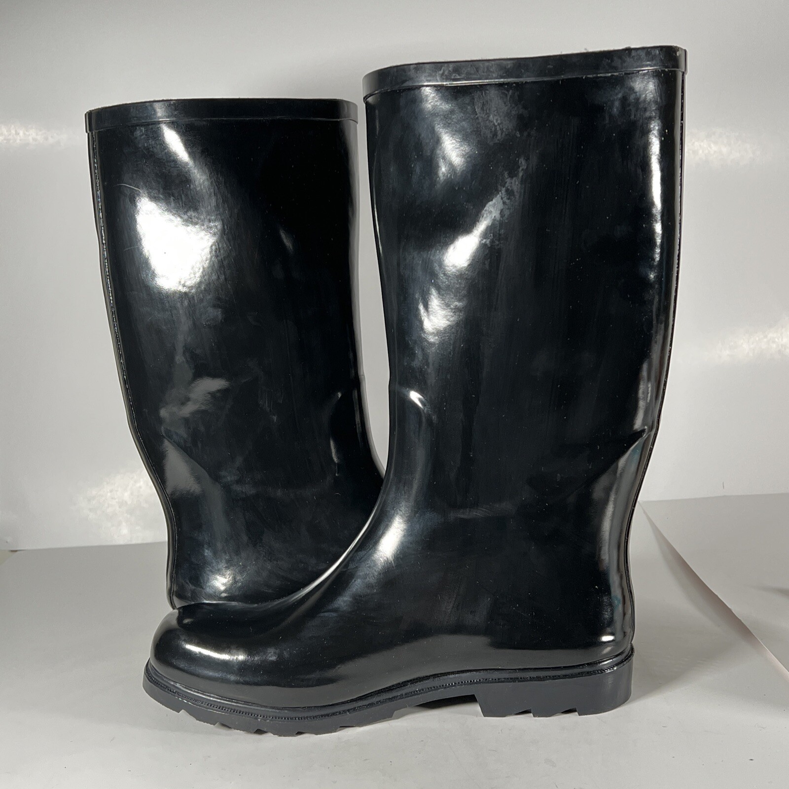 Nomad Black Rain Boots Womens Size 9 SEE PICTURES