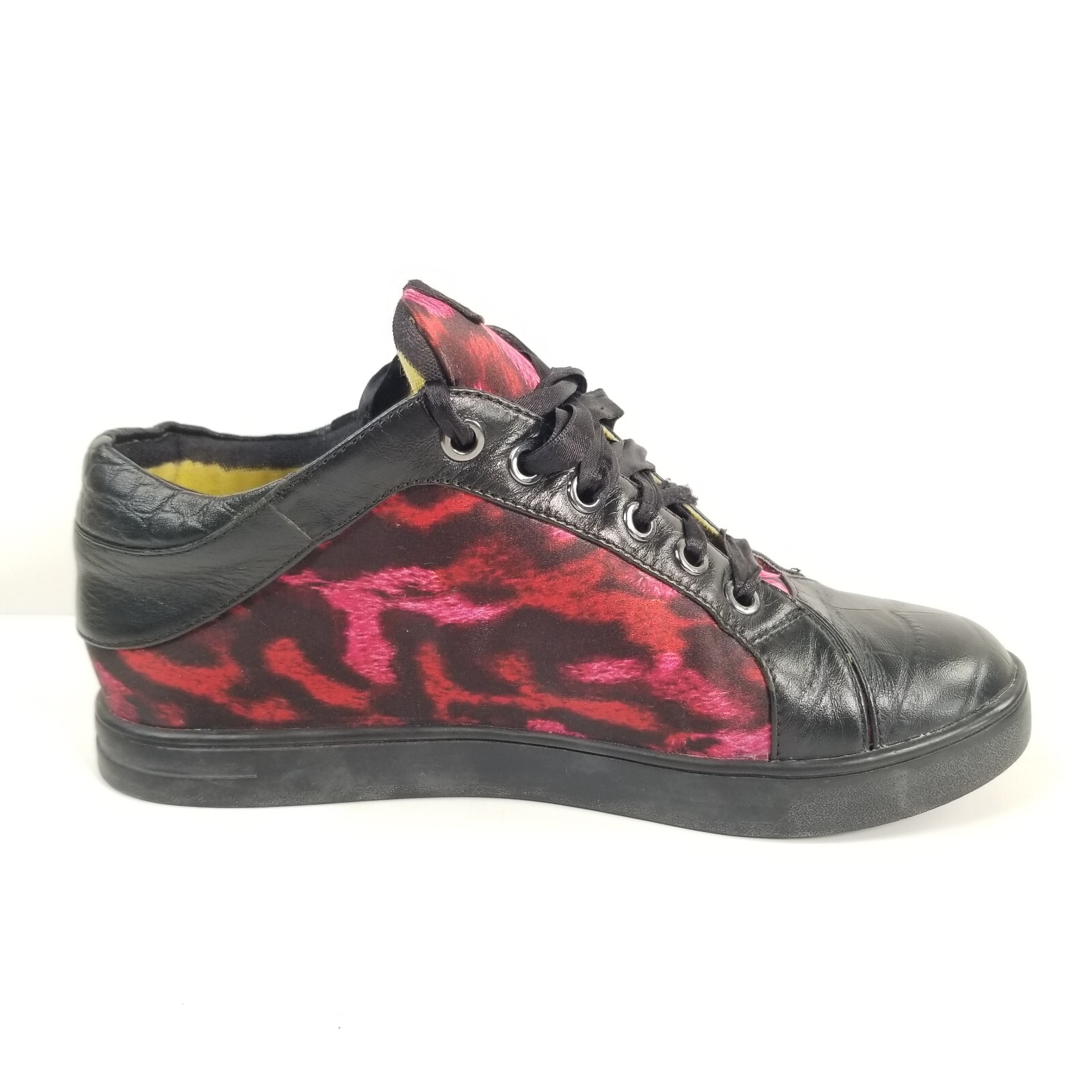 Just Cavalli Women’s Designer Sneakers Leather Satin Shoes Size EU-37 / US-7