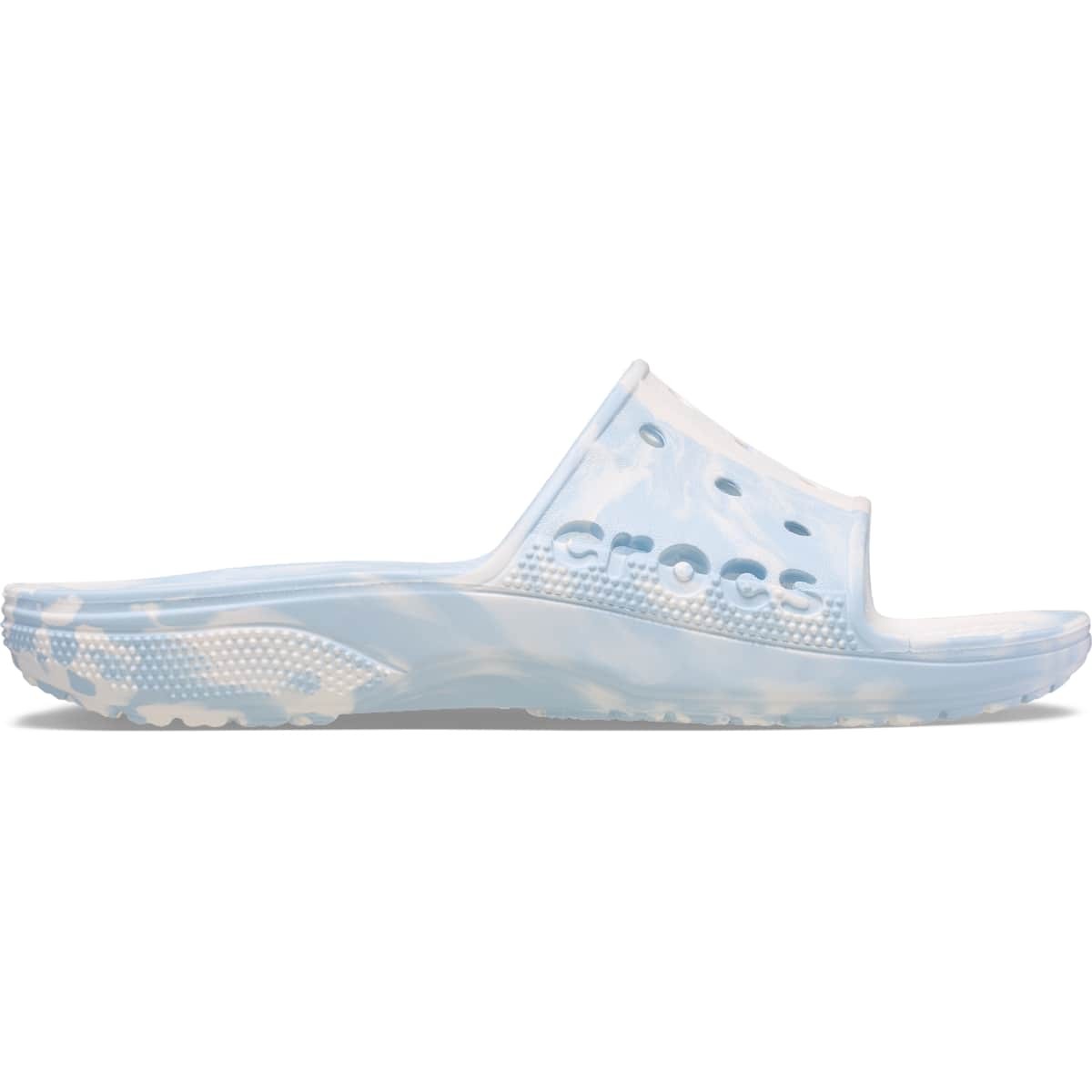 Crocs Baya II Marbled Slide – Waterproof Sandals, Lightweight, Easy Clean