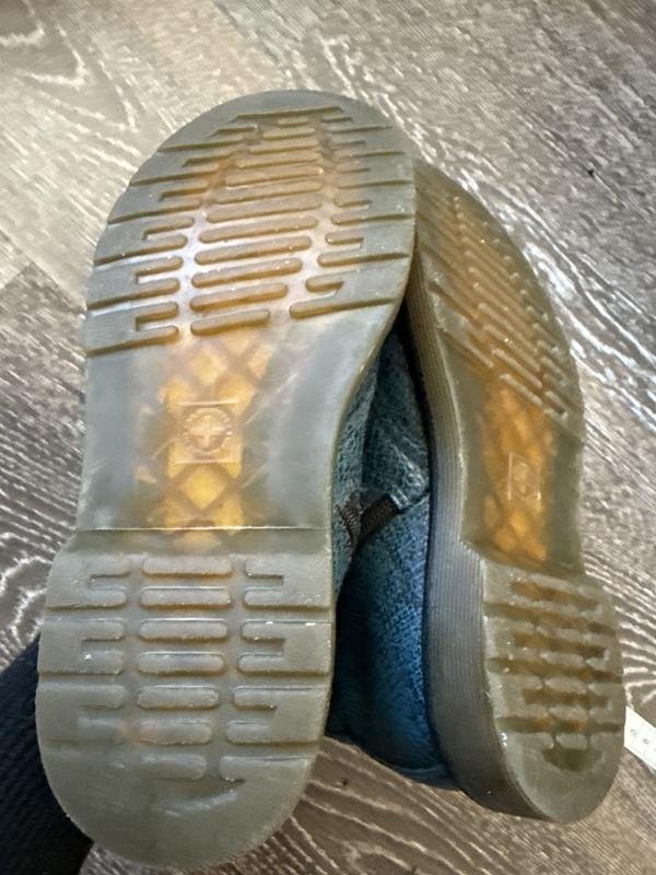 women dr martens boots turquoise leather 36