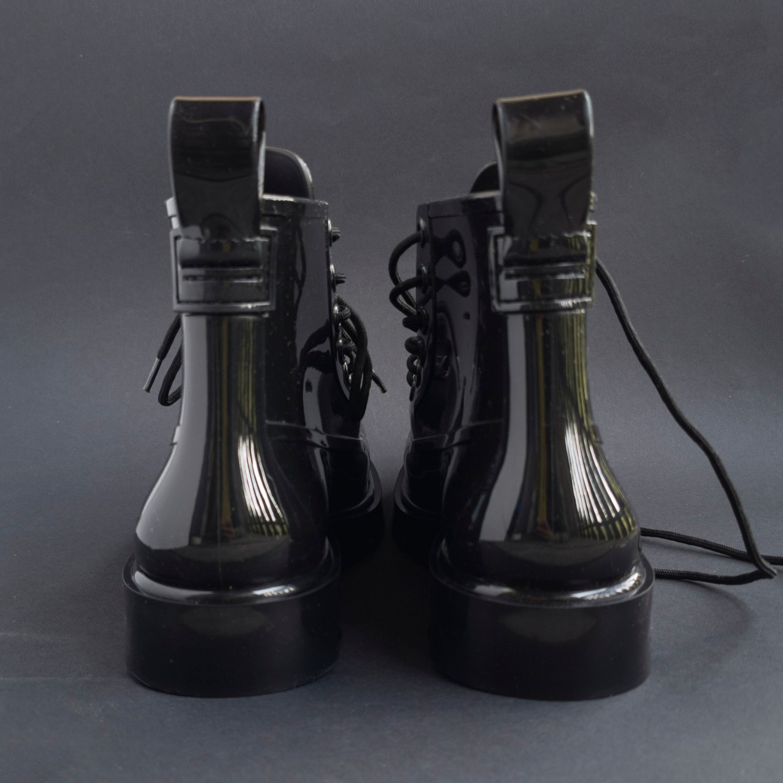 NP~650€ Bottega Veneta rubber boots 37 rubber stride boot black shiny