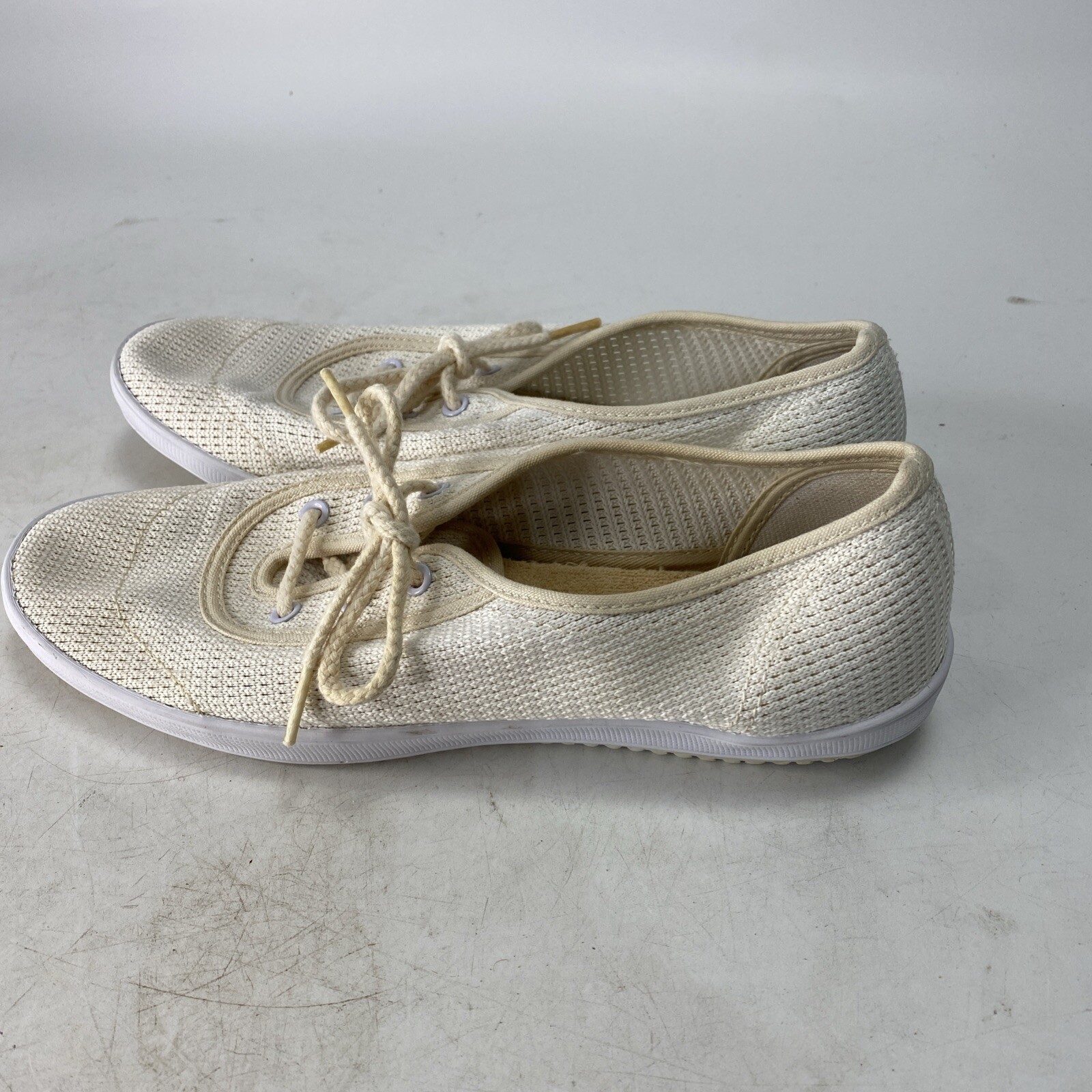 Vintage Keds Grasshoppers Leeward JO-CH 27 White Womens Shoes 8 S EF 21040 Sneak