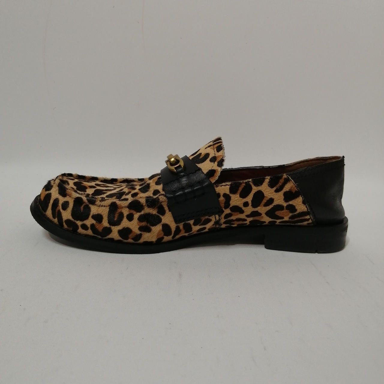 Coach Haraco Loafers Leopard G2426 Used