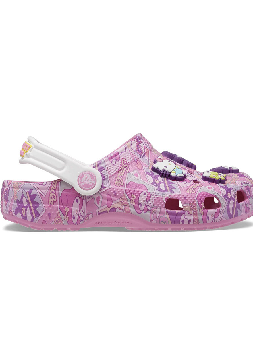Crocs Unisex Adult Classic Hello Kitty Clog Pink Size: 10 Women/8 Men