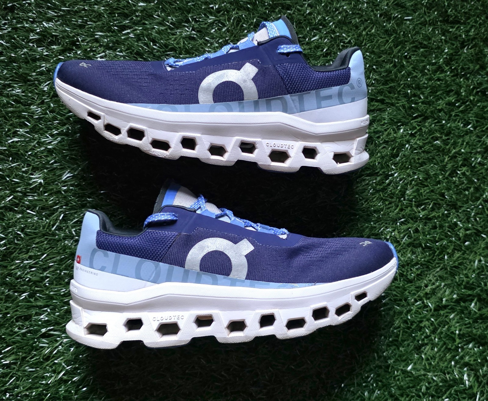 On Cloudmonster Acai/Lavender Blue Road Running Shoes Sneakers Women’s 8.5