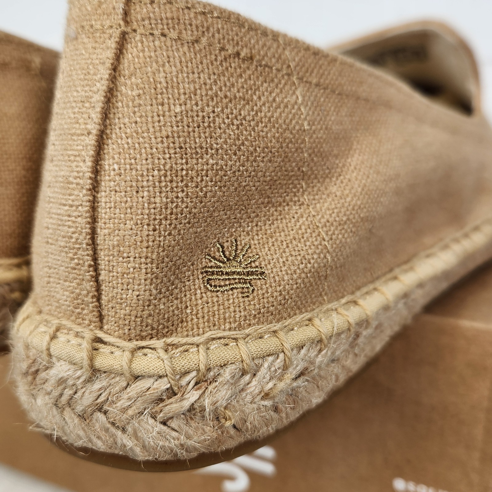 Size 9 – Soludos Smoking Slipper Espadrille – Taupe – Womens
