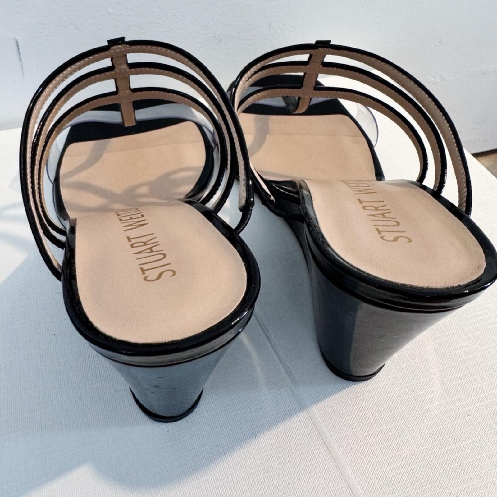 NEW Stuart Weitzman Deco 85 Wedge Sandal