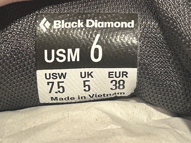 Black Diamond Unisex-Adult Hiking Session Suede Shoes Moab Brown NIB – 6M / 7.5W