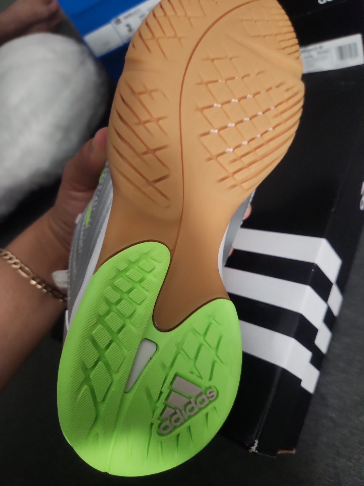 Adidas Predator Sala W Women’s Size 7 Silver N Green
