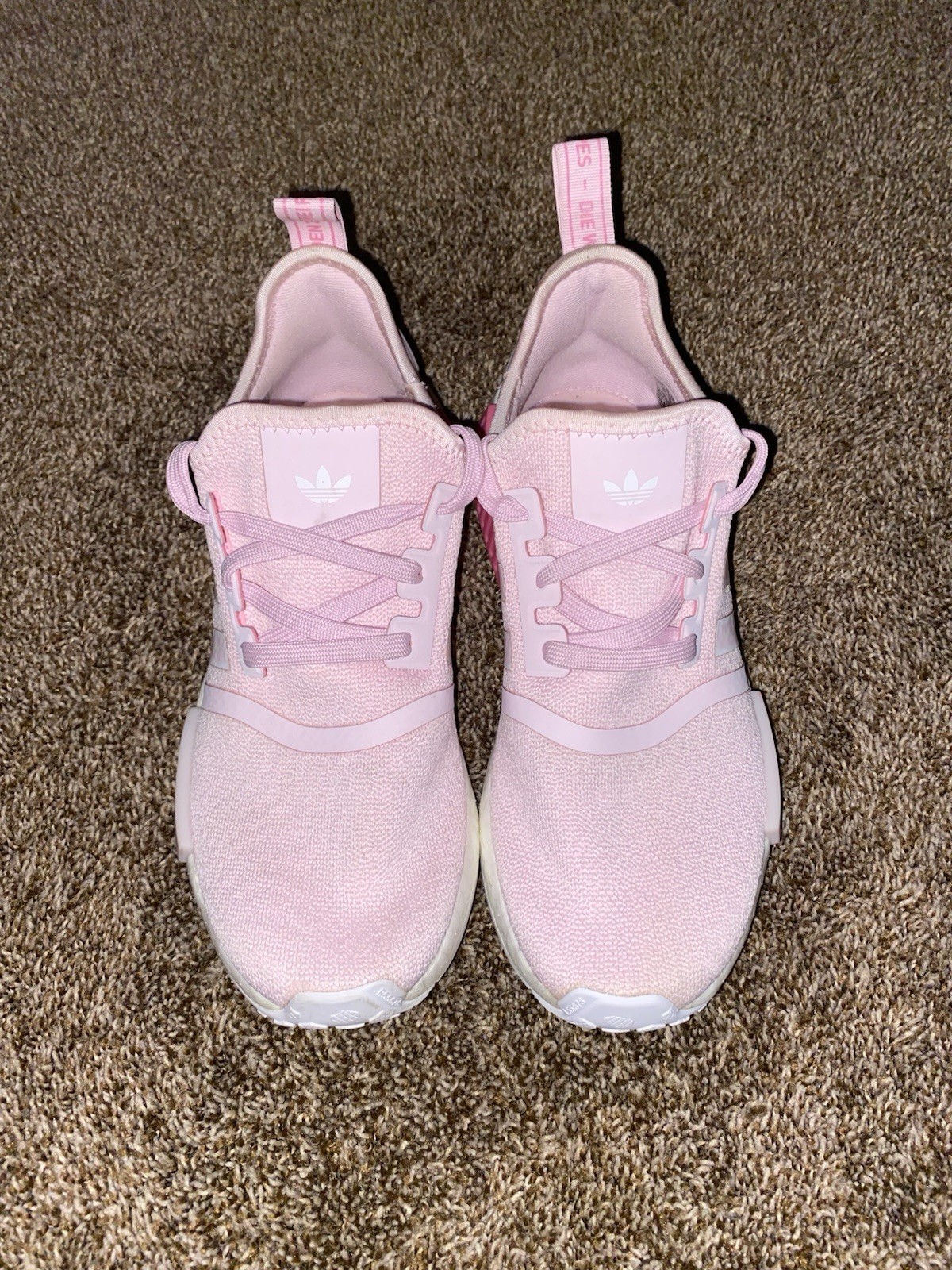 Adidas Originals NMD_R1 IG9970 Womens Sz6 Pink White Boost Running Sneaker Shoes