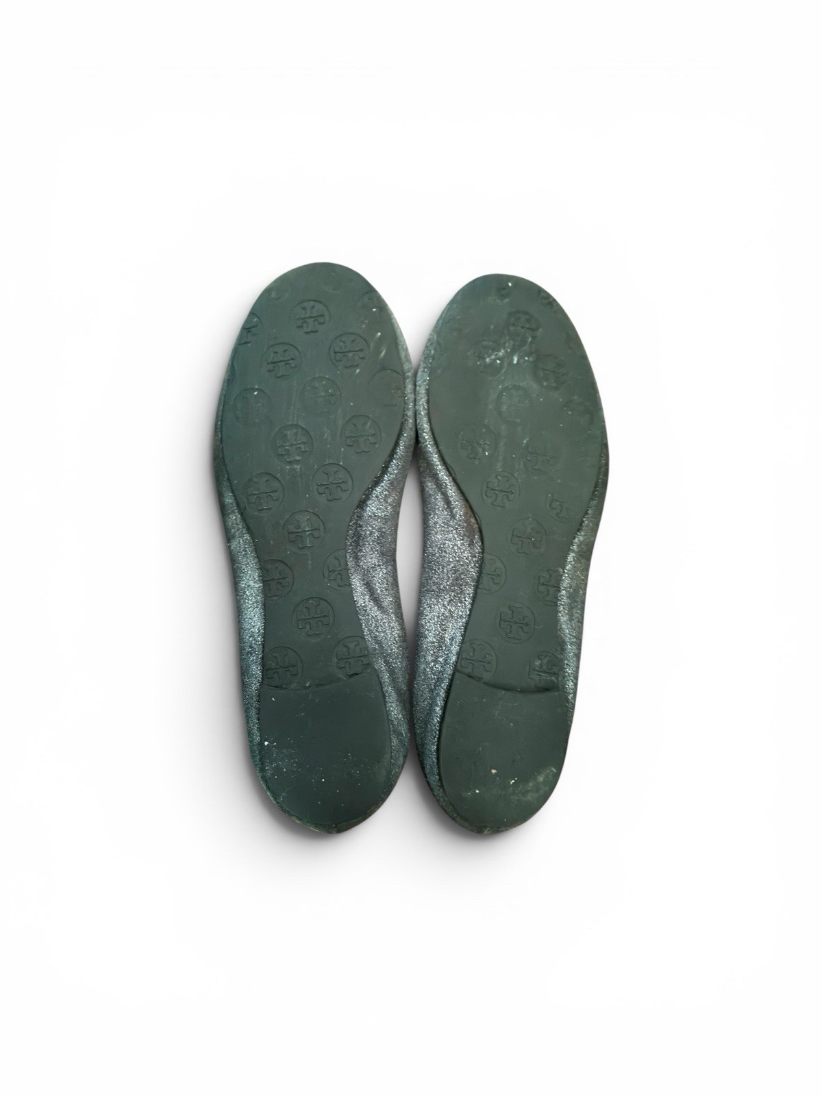 Tory Burch Metallic Sparkly Green Ballet Flat Size 9 Woman’s