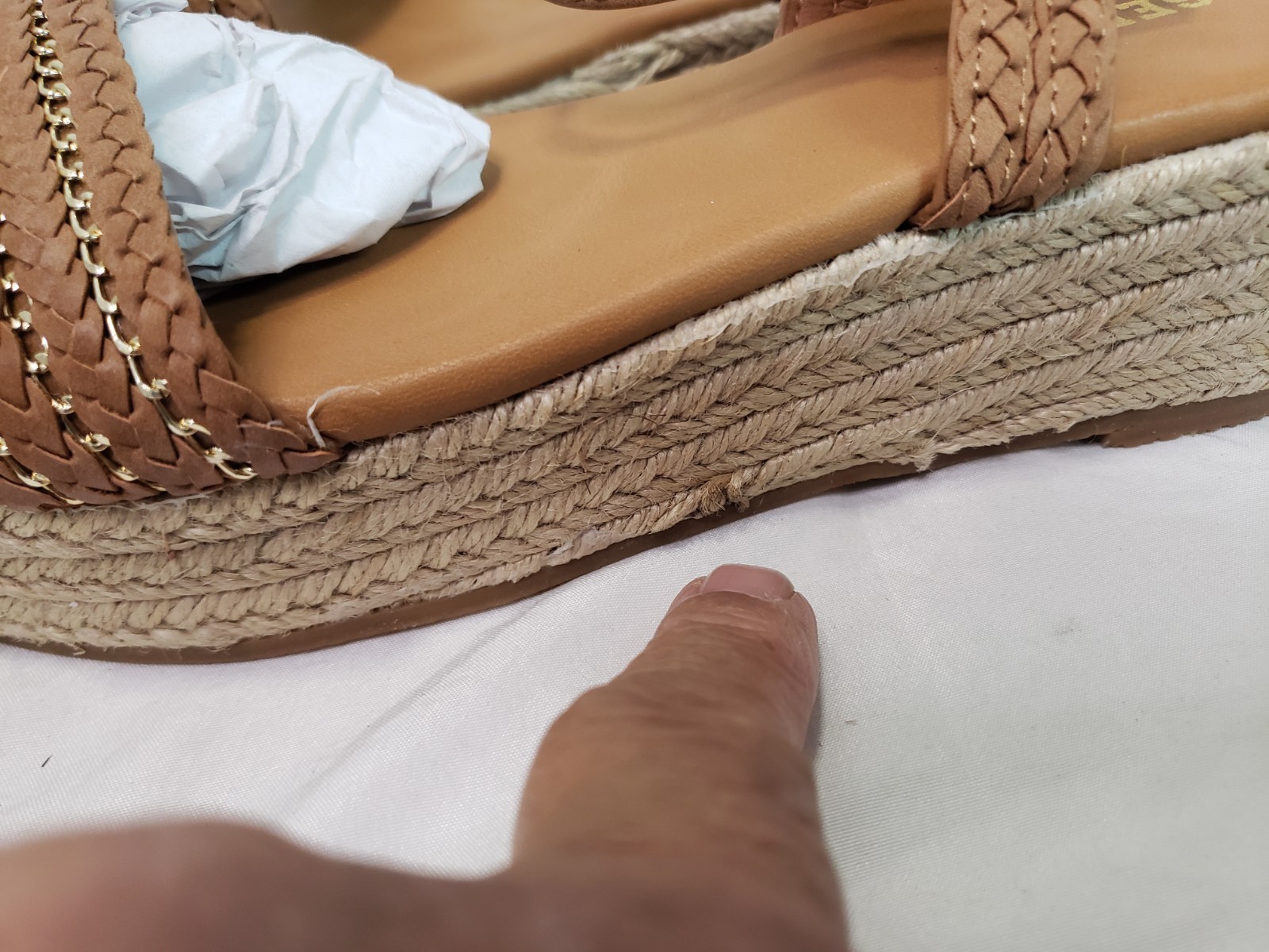 Goserce Womens Espadrille Platform Open Toe Low Heel Sandals, Brown,Size 40| US9
