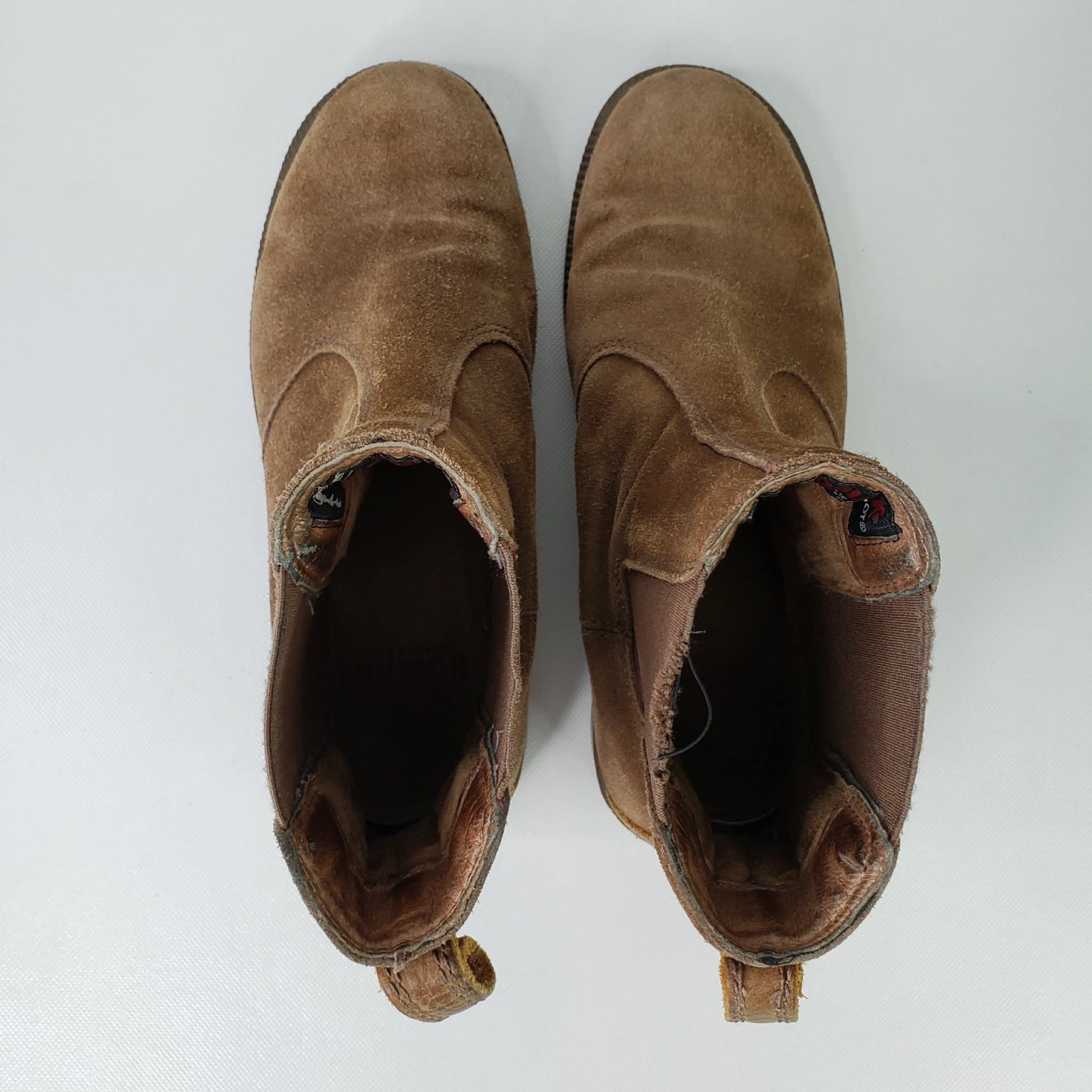 Kodiak Womens Chelsea Boots Size 8.5!Tan Leather Pull On Booties Unlined