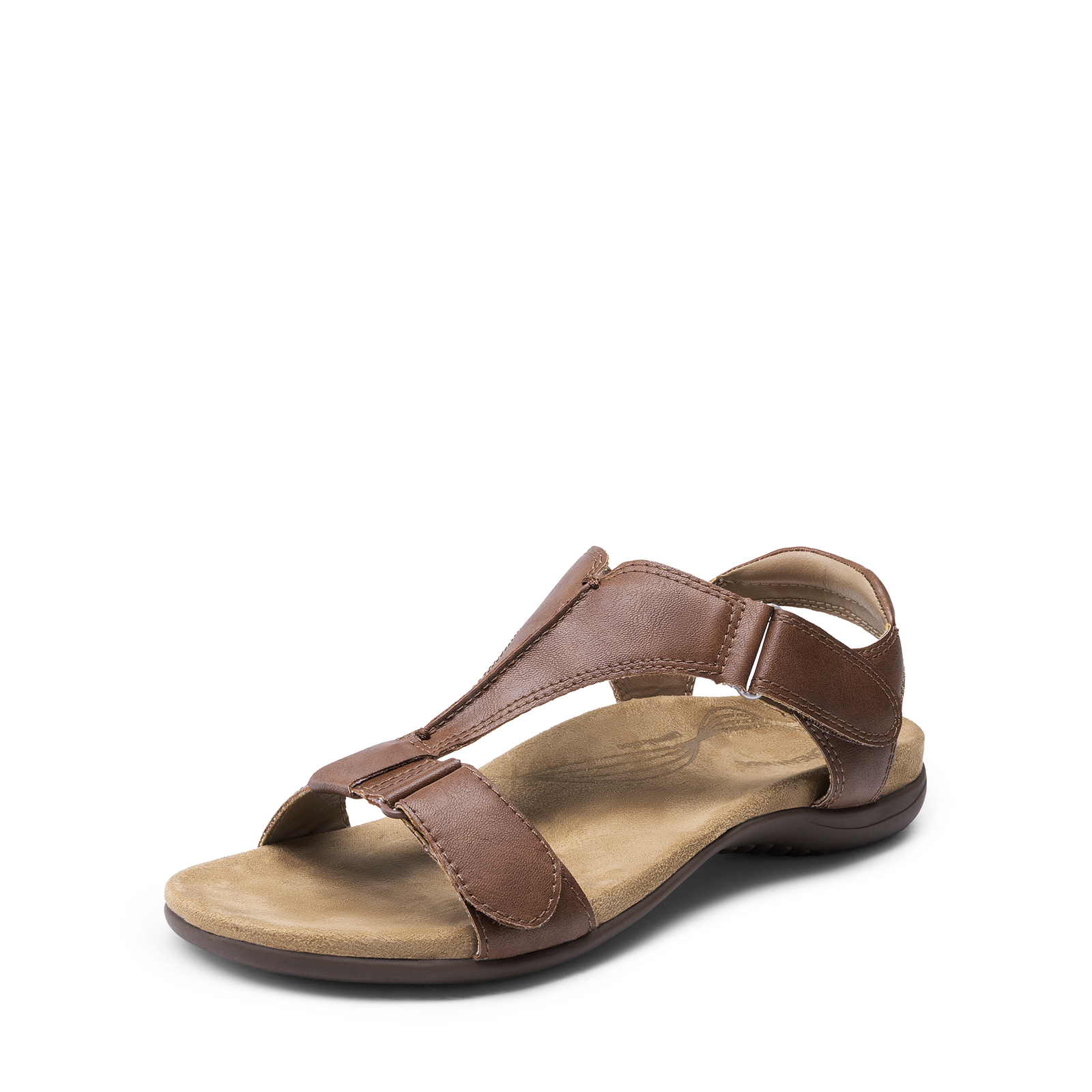 Women’s Sandals Arch Support T-Strap Orthopedic Flat Summer Shoes NEW