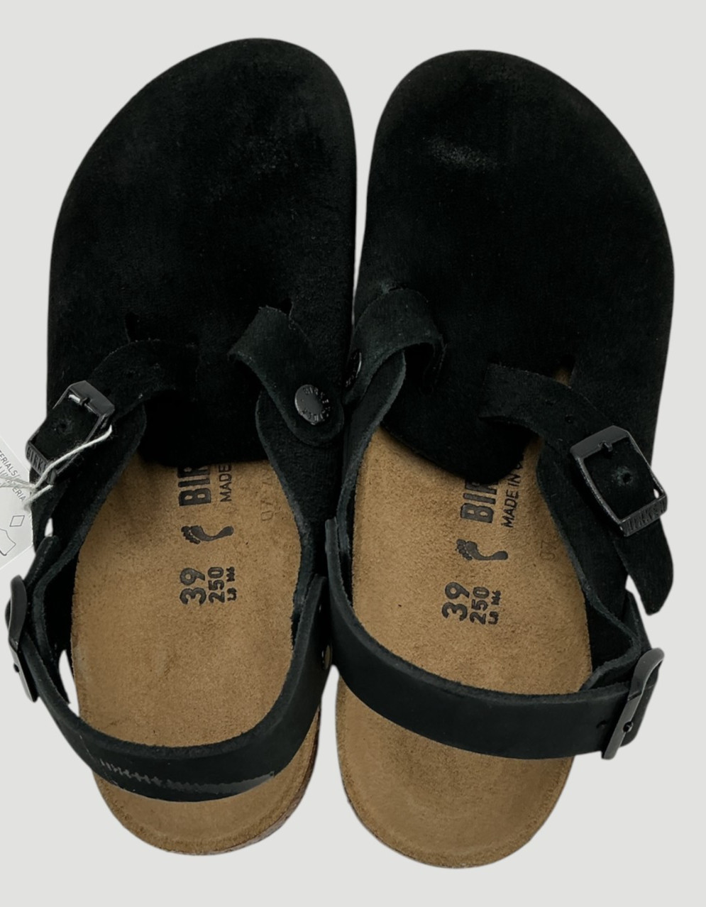 Birkenstock Tokio II Women’s Size 8 US 39 EU Black Suede Clogs Narrow