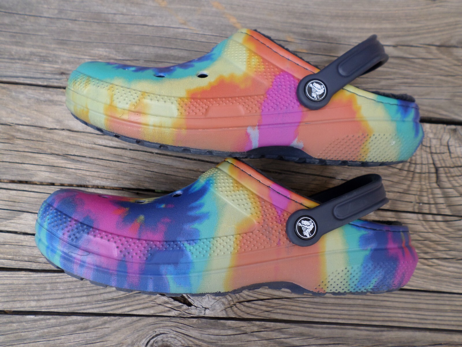 Crocs Tie Dye Fleece Lined Clogs Women’s 10- Men’s 8