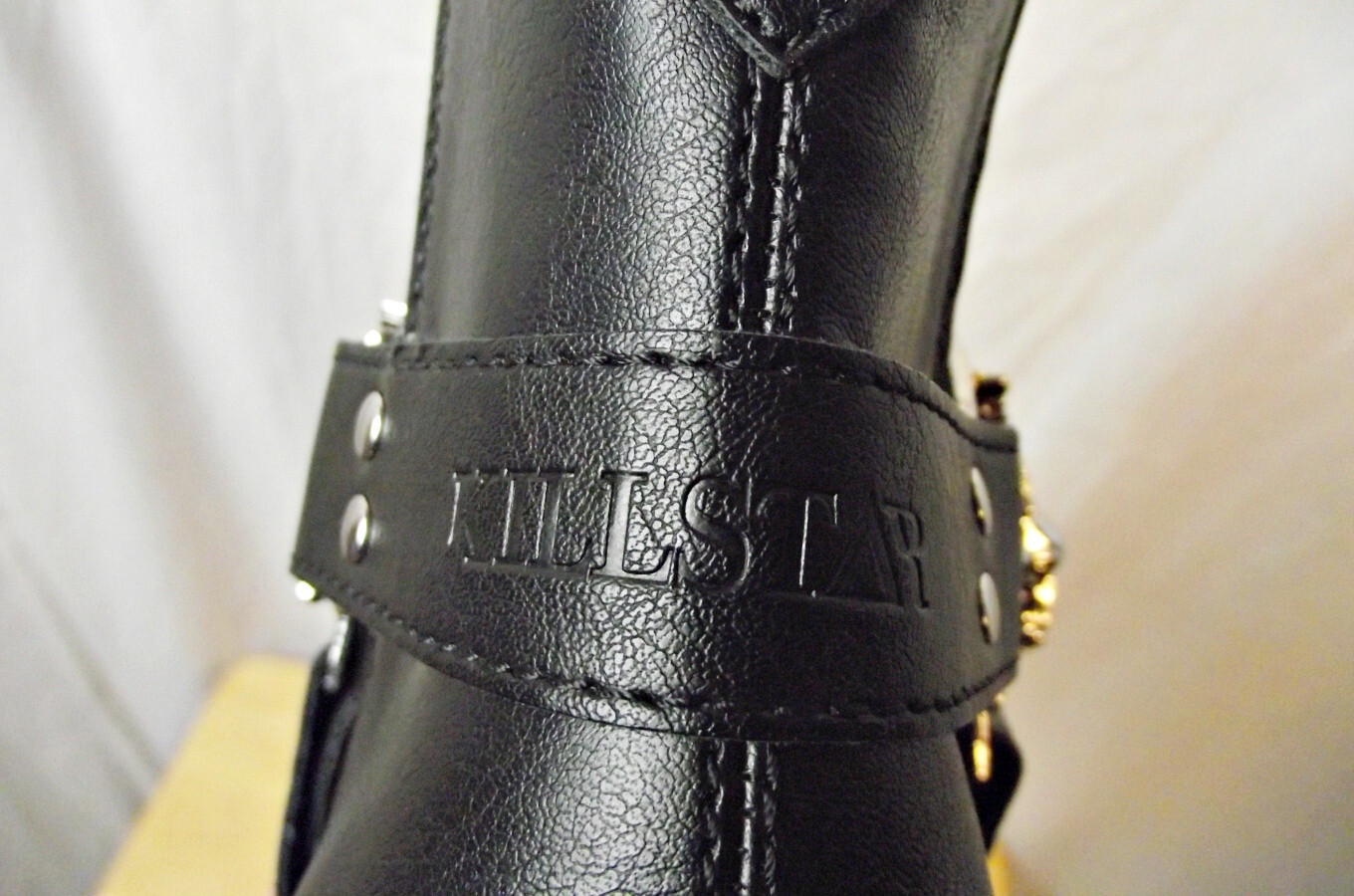 NEW NO BOX Killstar Templar Womens Ankle Boots Black US Size 6 Goth Weirdos Punk