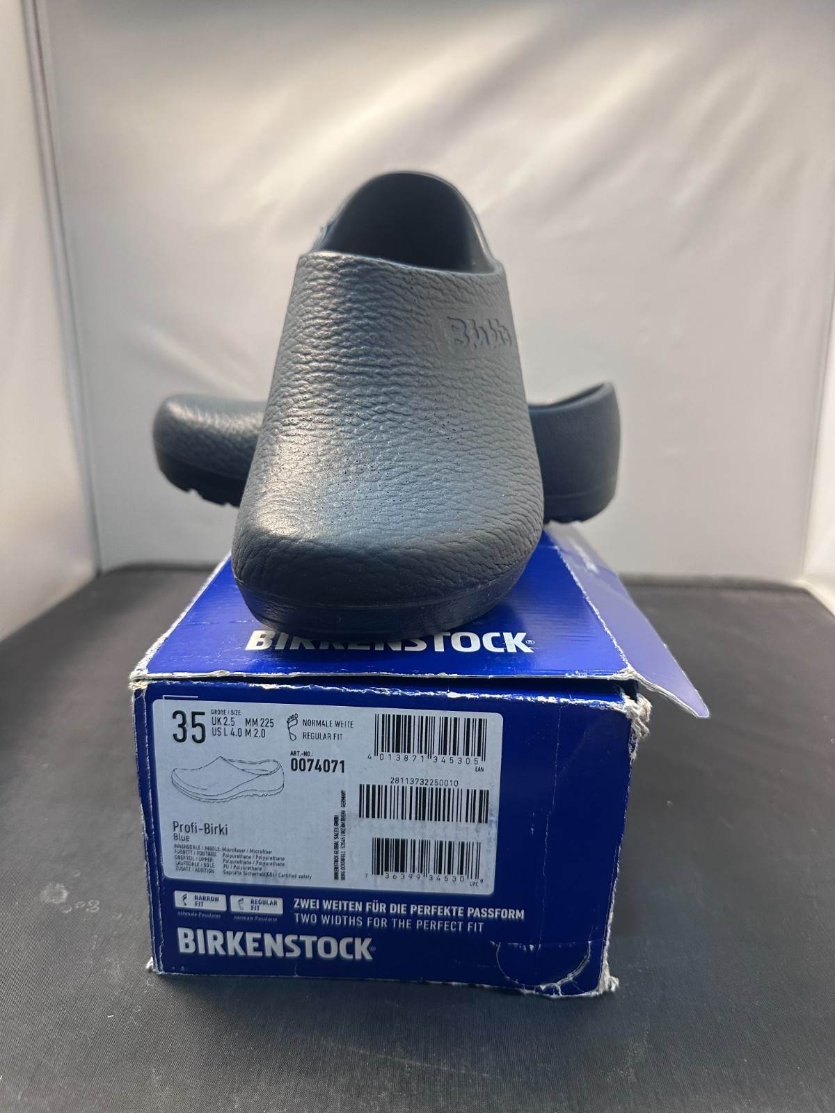 Birkenstock Profi-Birki blue clogs size 4 us slip resistant professional work
