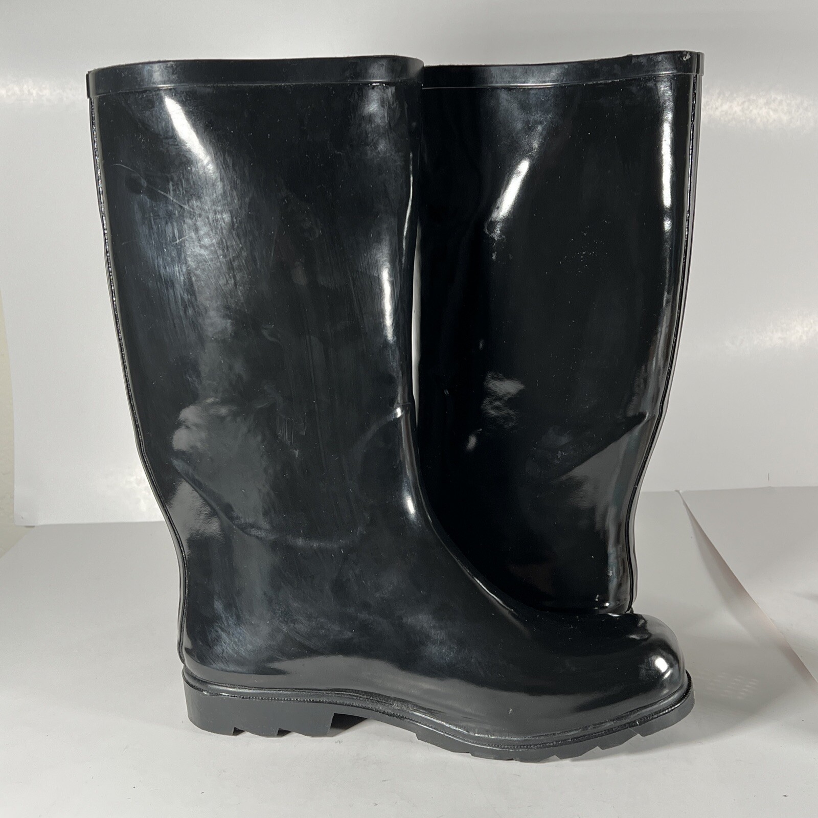 Nomad Black Rain Boots Womens Size 9 SEE PICTURES