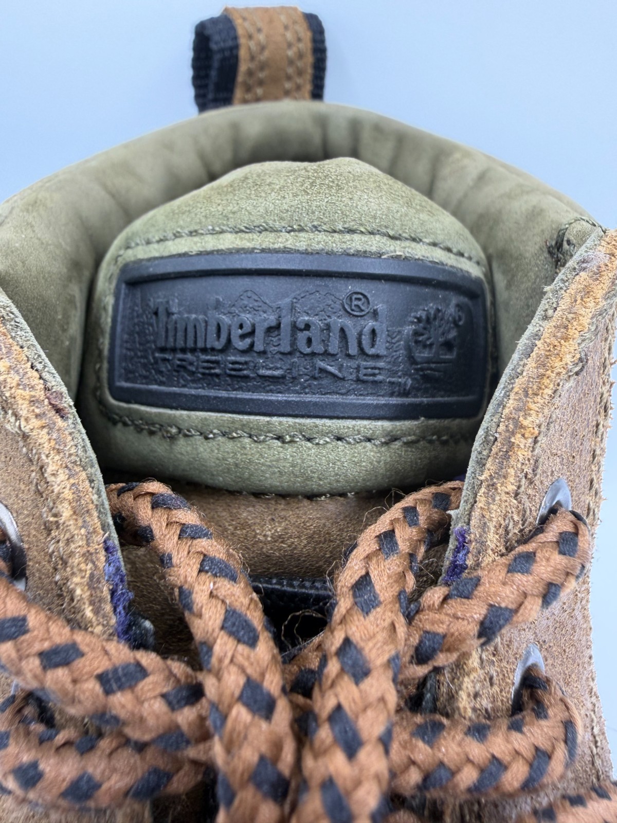 Vtg 90s Timberland Treeline Aggressive Mid Hiking Boots Women 7 M Brown 48324