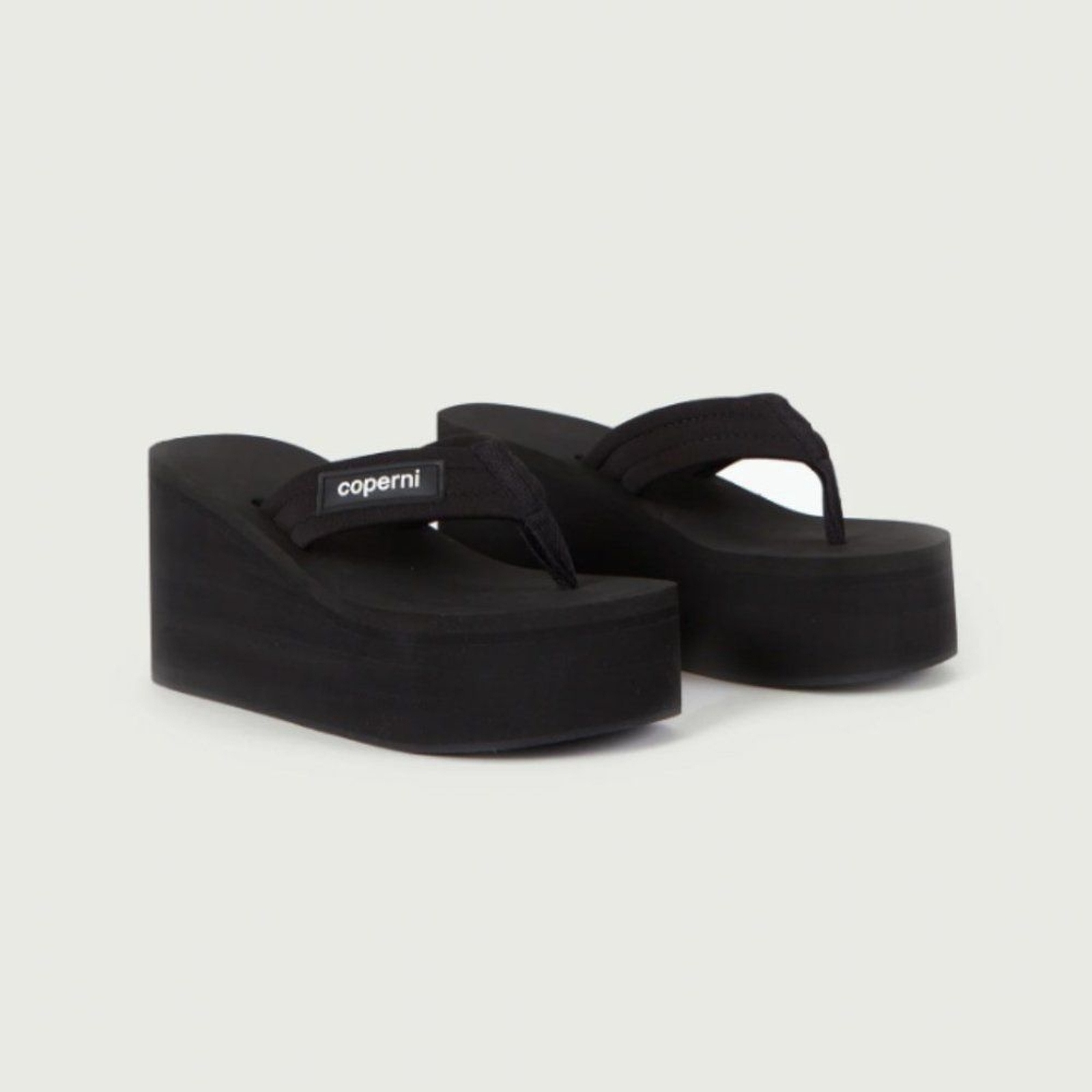 Coperni Branded Wedge Flip Flops Womens Size 9