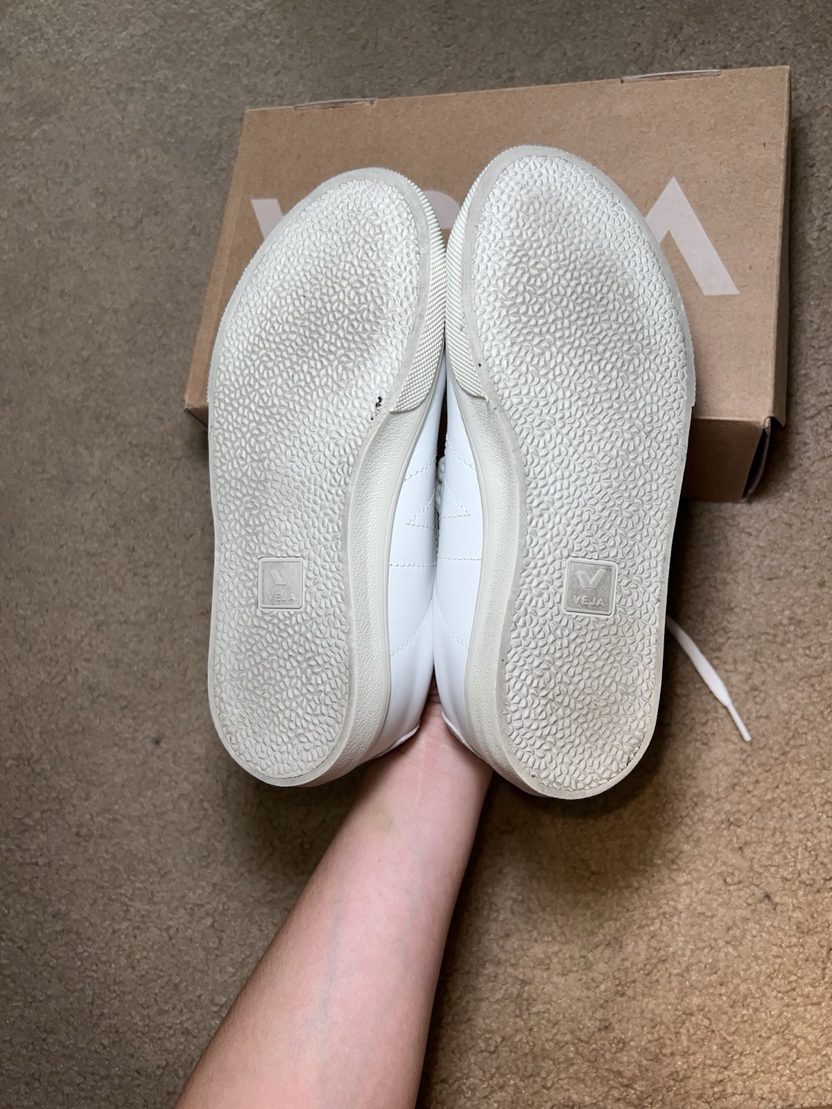 VEJA Esplar Leather Extra White Lace-Up Low Top Women’s Sneakers