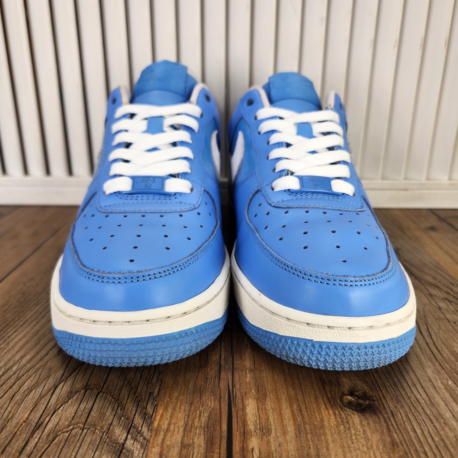 Nike Air Force 1 Low 2008 Sneaker Womens Sz 7.5 University Blue Shoes 315115-414
