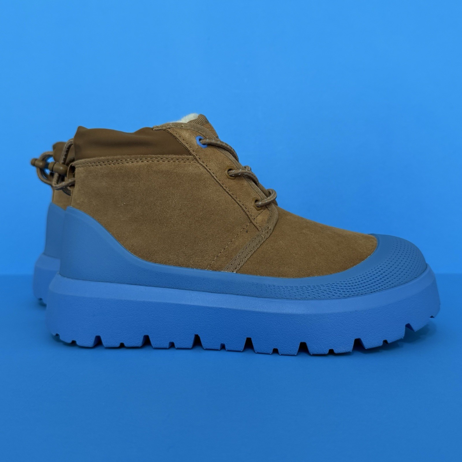 UGG Neumel Weather Hybrid Boots Chestnut Sky Blue 1143991 Men 5 / Women 6.5