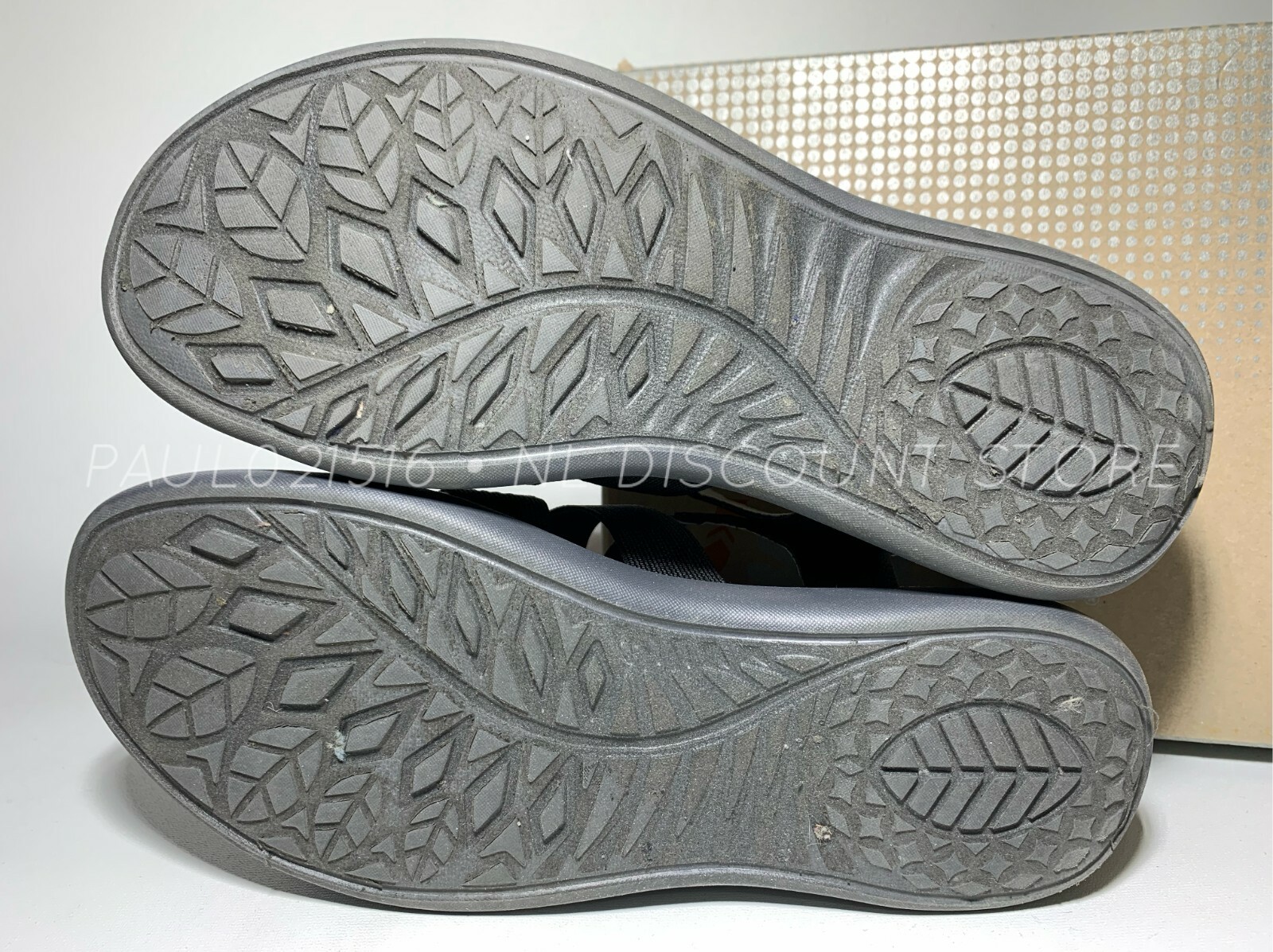 JSPORT Women’s Cara Lightweight Strappy Sandals ~ Black ~ Sizes & Condition