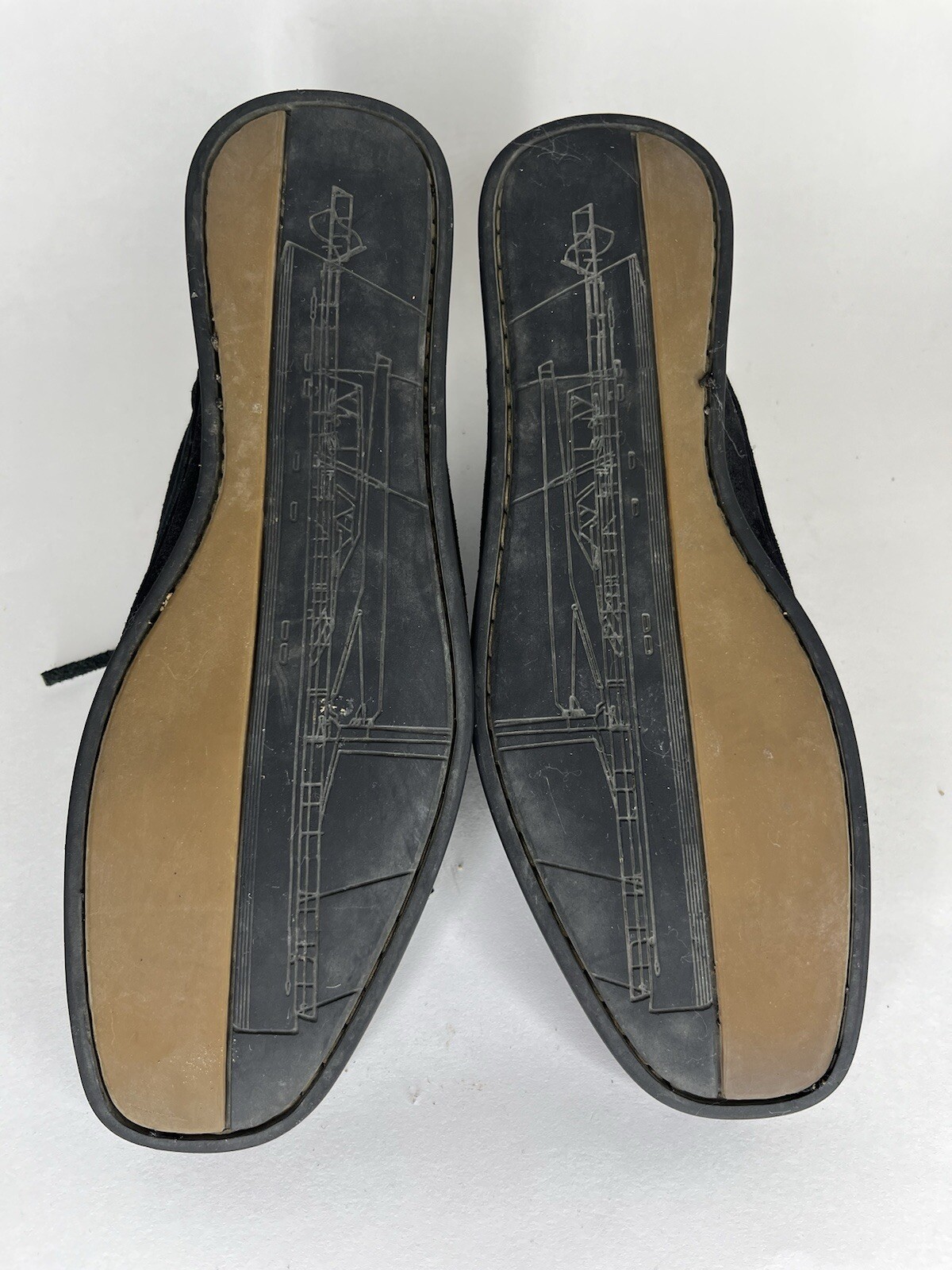 n.d.c. made by hand Chukka Boots Shoes Women Size 38 US 7 Black Suede