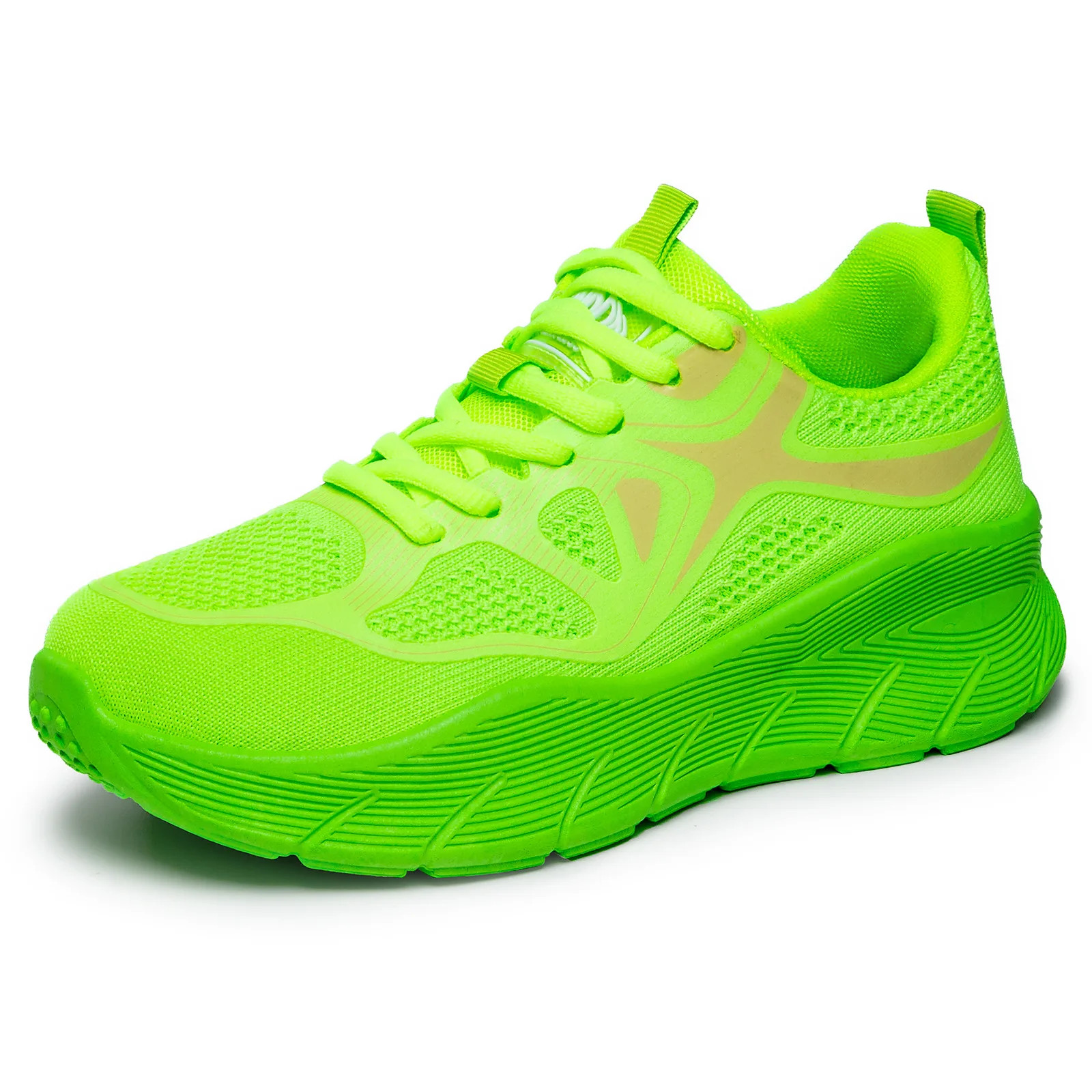 Stylish Women Air Mesh Lace Up Sneakers Breathable Anti-Slip Sports Shoes