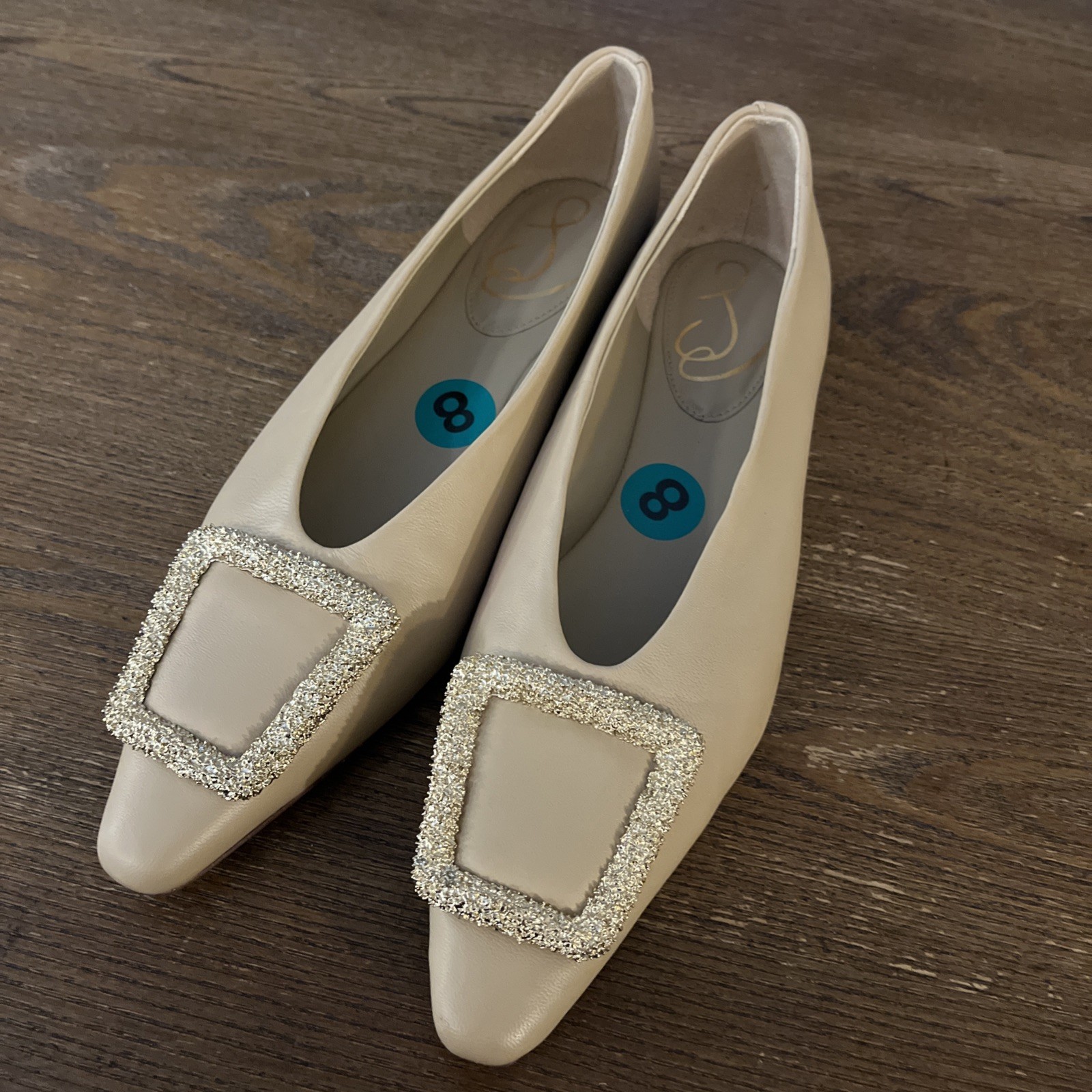 Sam Edelman Janina Macadamia Slip-Ons Size 8