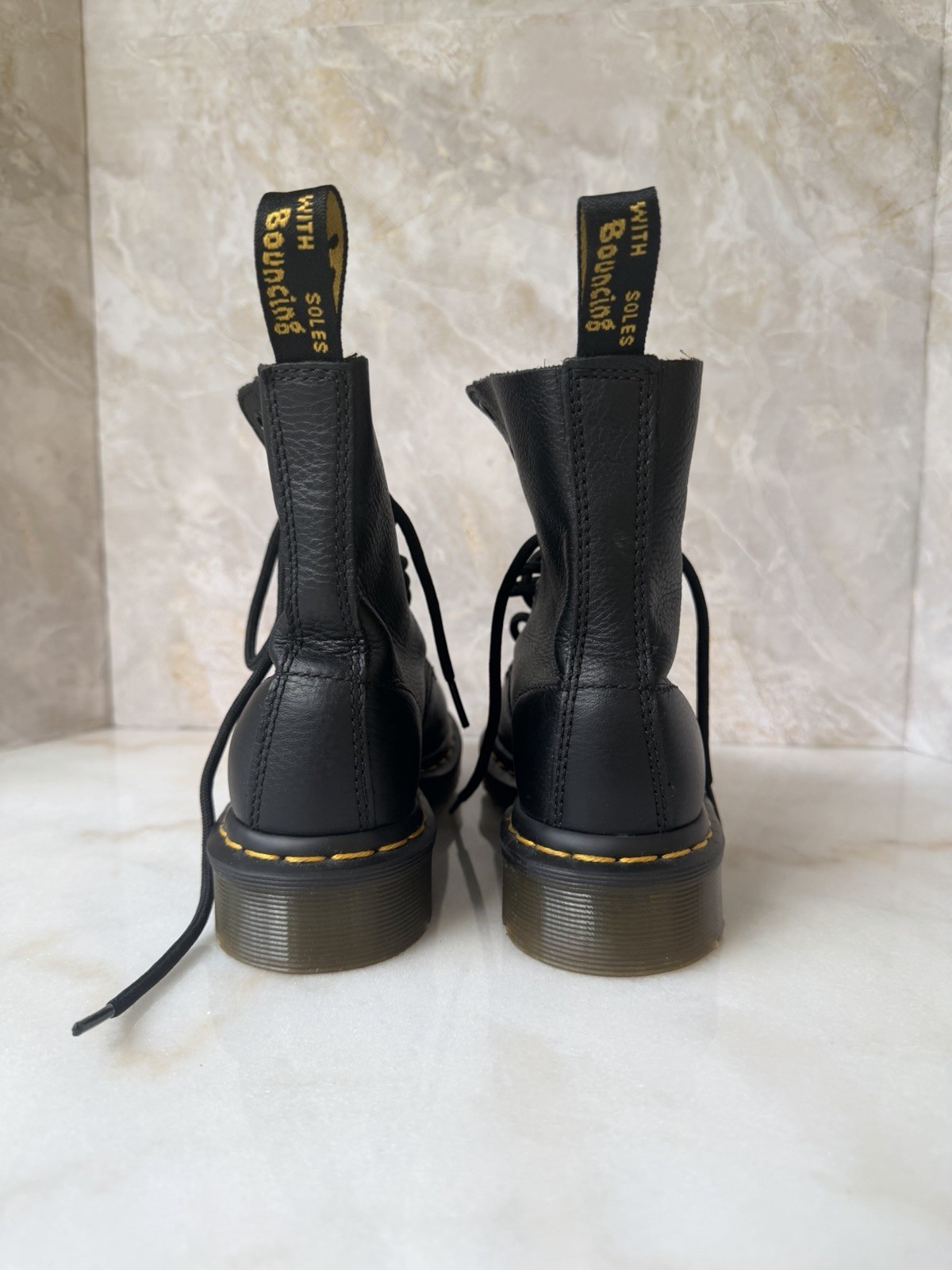 Dr. MARTENS | Pascal Leather Boots • SZ 5 (Fits Big)