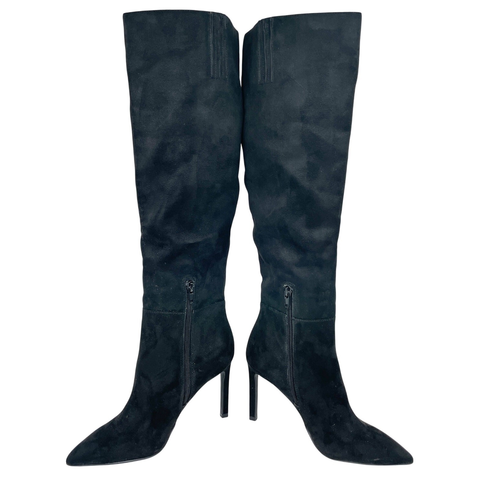 Open Edit Women’s Barbara Tall Pointed Toe Boot Black Size 6.5 M