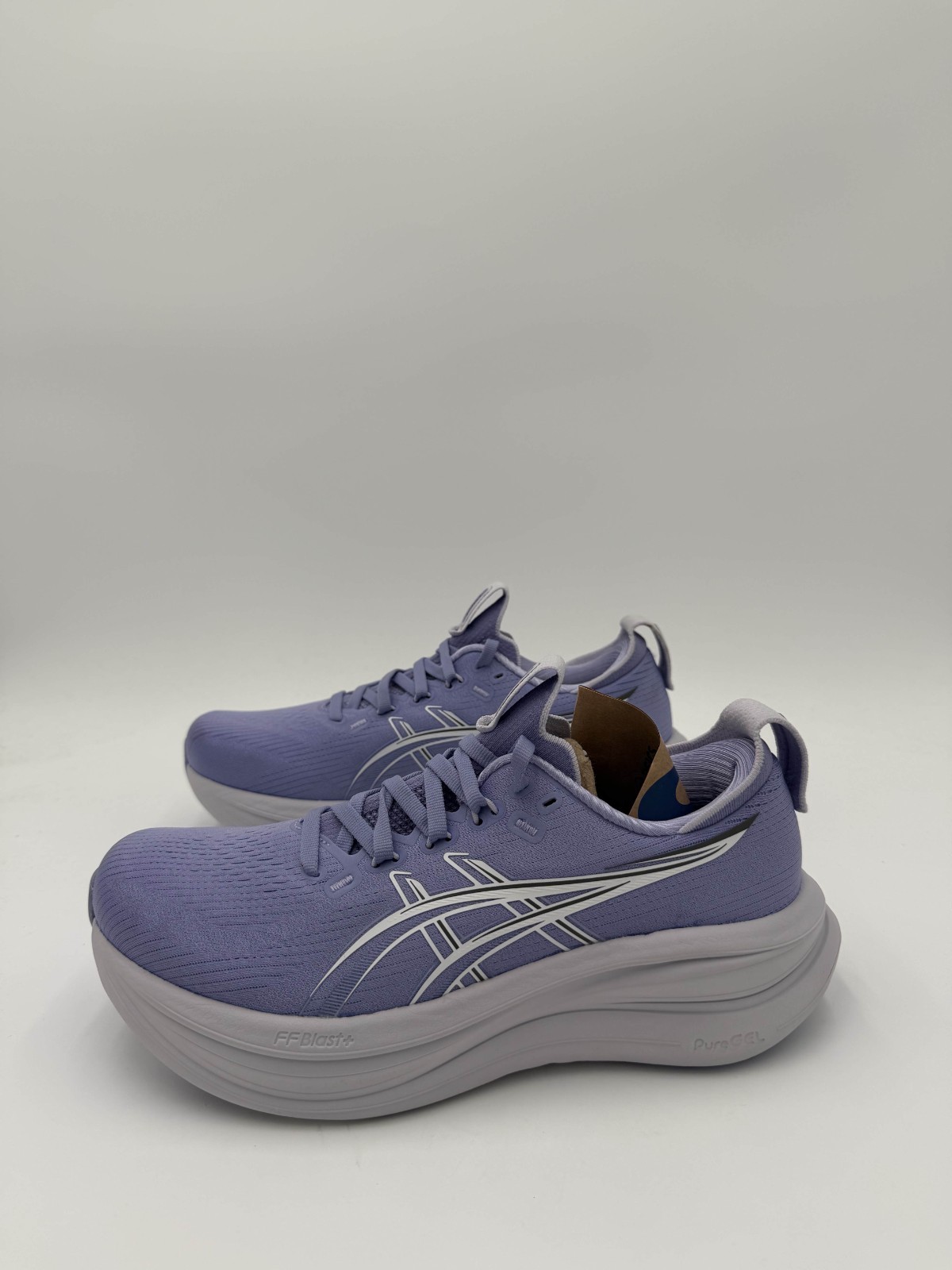 Asics Gel-Nimbus 28 Running Shoes Women’s US 8 Blue Lace-Up Round Toe 1012B899